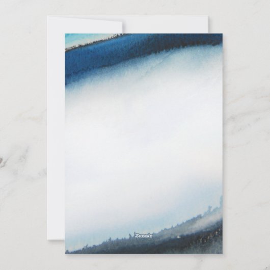 Waterverf Happy Hanukkah Kaart (Achterkant)