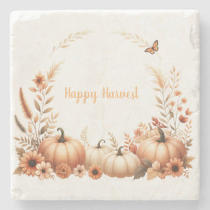 Waterverf Happy Harvest Stenen Onderzetter