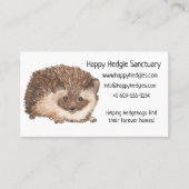 Waterverf Happy Hedegel Visitekaartje (Voorkant)