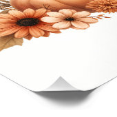 Waterverf Happy Herfst Perfect Poster (Hoek)