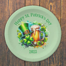 Waterverf Happy St. Patrick's Day Party accessoire