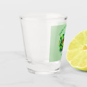 Waterverf Happy St. Patrick's Day Party accessoire Shot Glas (Links)