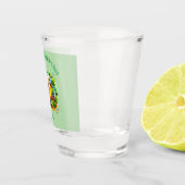 Waterverf Happy St. Patrick's Day Party accessoire Shot Glas (Rechts)
