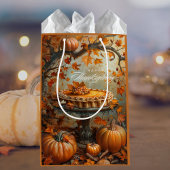 Waterverf Happy Thanksgiving Pumpkin Pie Medium Cadeauzakje