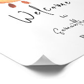 Waterverf Happy Yellow Sunshine Welkom Poster (Hoek)