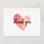 Waterverf Harde rillingen Goudsprinken Business Da Briefkaart (Voorkant)