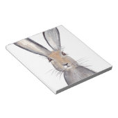 Waterverf harige konijnen notitieblok (Schuin)