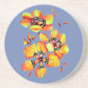 Waterverf Harlequin Grandiflora Cape Zandsteen Onderzetter