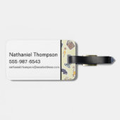 Waterverf Harry Potter Icons Bagagelabel (Achterkant horizontaal)