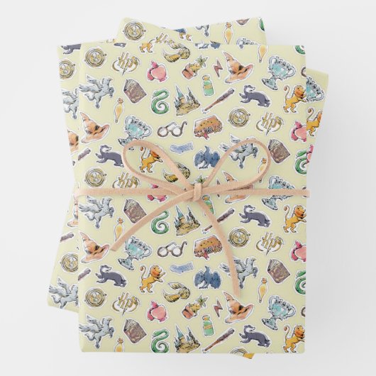 Waterverf Harry Potter Icons Inpakpapier Vel (In situ)