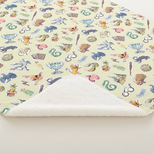 Waterverf Harry Potter Icons Sherpa Deken (3/4)