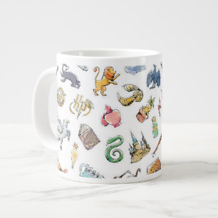 Waterverf Harry Potter-pictogrammen Grote Koffiekop