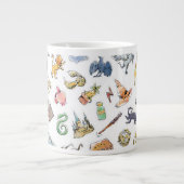Waterverf Harry Potter-pictogrammen Grote Koffiekop (Voorkant)