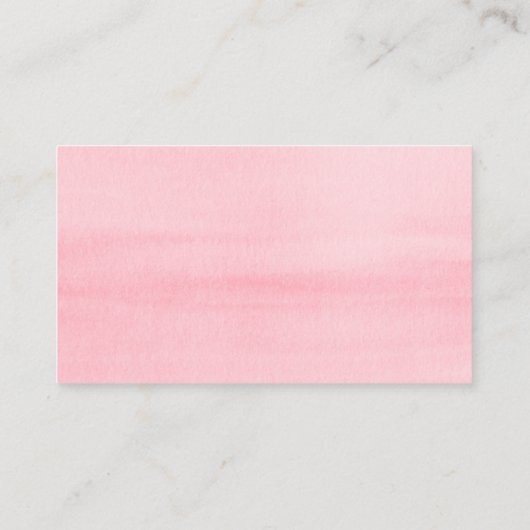 Waterverf Hart Baby shower Diaper Raffle Informatiekaartje (Achterkant)