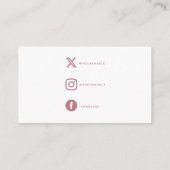 Waterverf hart gemaakt met liefde Social Links ico Informatiekaartje (Achterkant)