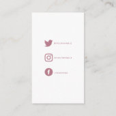 Waterverf hart, gemaakt met liefdesrelaties informatiekaartje (Achterkant)