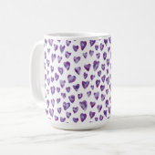 Waterverf Hart Koffiemok (Voorkant links)