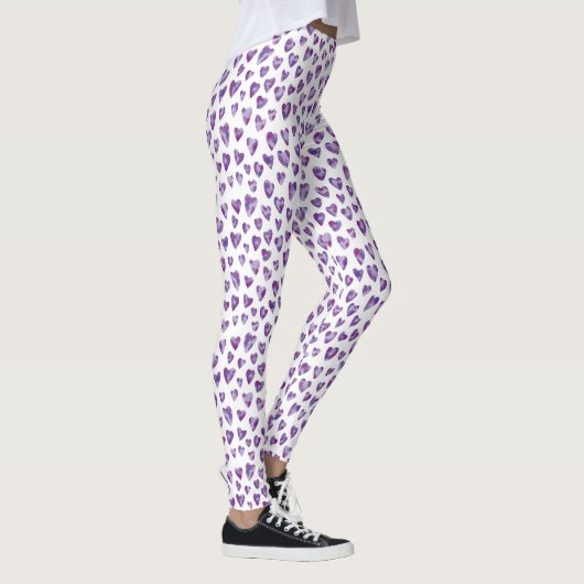 Waterverf Hart Leggings (Rechts)