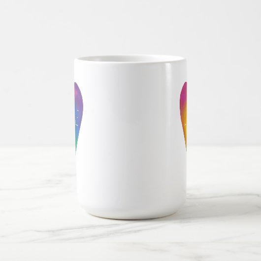 Waterverf Hart "Liefde" Koffiemok (Center)