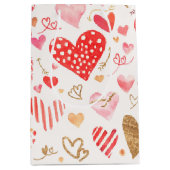 waterverf hart medium cadeauzakje (Voorkant)