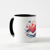 Waterverf Hart – Mok – Uniq ue Personali (Voorkant links)