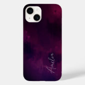 Waterverf hart op maat Case-Mate iPhone Case (Achterkant)