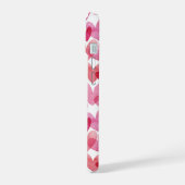 Waterverf Hart Patroon iPhone 15 Case (Linkerkant)