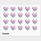 Waterverf Hart Sticker (Vel)