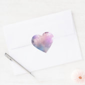 Waterverf Hart Sticker (Envelop)
