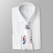 Waterverf hart Stropdas (Gebonden)