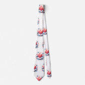 Waterverf hart Stropdas (Voorkant)