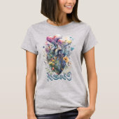 Waterverf hart t-shirt (Voorkant)