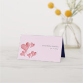 Waterverf Hart Weddenschap Plaatskaartje (Achterkant)