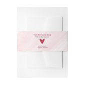 Waterverf Harte Valentijnsdag Artisan Soap Wrap Uitnodigingen Wikkel (Voorkant Voorbeeld)