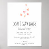 Waterverf Hartelijk dank Meisje Zeg niet dat je ee Poster (Voorkant)