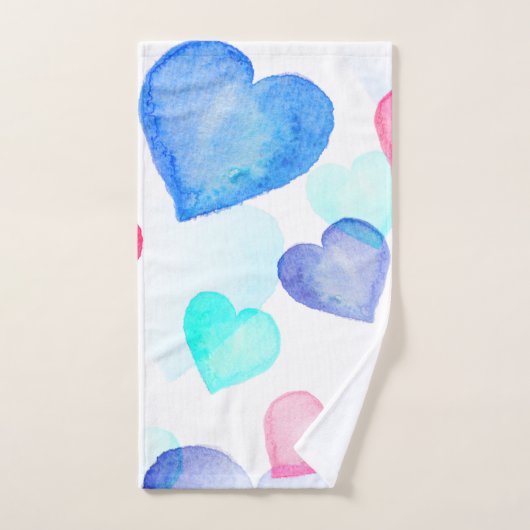 Waterverf harten bad handdoek (Handdoek)