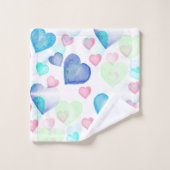 Waterverf harten bad handdoek (Wasdoekje)