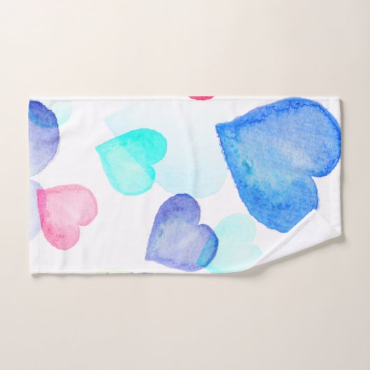 Waterverf harten bad handdoek (Handdoek)