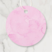 Waterverf Harten Birthday Bedankjes Labels (Achterkant)