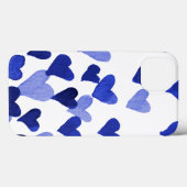Waterverf harten blauw uitbarsten Case-Mate iPhone case (Achterkant (horizontaal))
