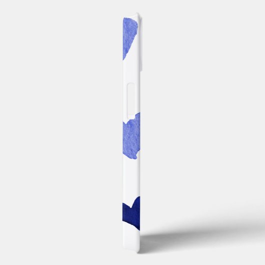 Waterverf harten blauw uitbarsten Case-Mate iPhone case (Achterkant / Rechts)