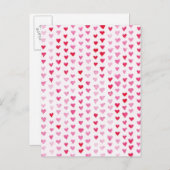 Waterverf harten briefkaart (Voorkant / Achterkant)