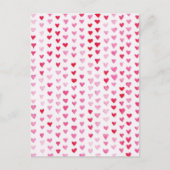 Waterverf harten briefkaart (Voorkant)