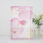 Waterverf harten briefpapier (Staand voorkant)