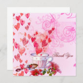 Waterverf harten en bloemen (Voorkant / Achterkant)