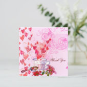 Waterverf harten en bloemen (Staand voorkant)