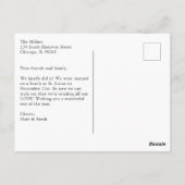 Waterverf Harten Foto Valentijn Holiday Briefkaart (Achterkant)