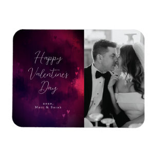 Waterverf Harten Foto Valentijn Holiday Magneet