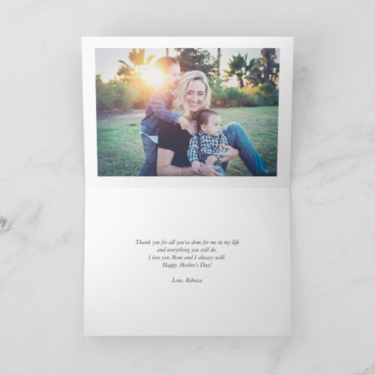 Waterverf harten gelukkige Moederdag Kaart (Binnen)