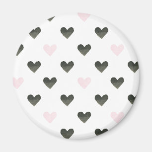 Waterverf harten Girl Power Pattern I Magneet